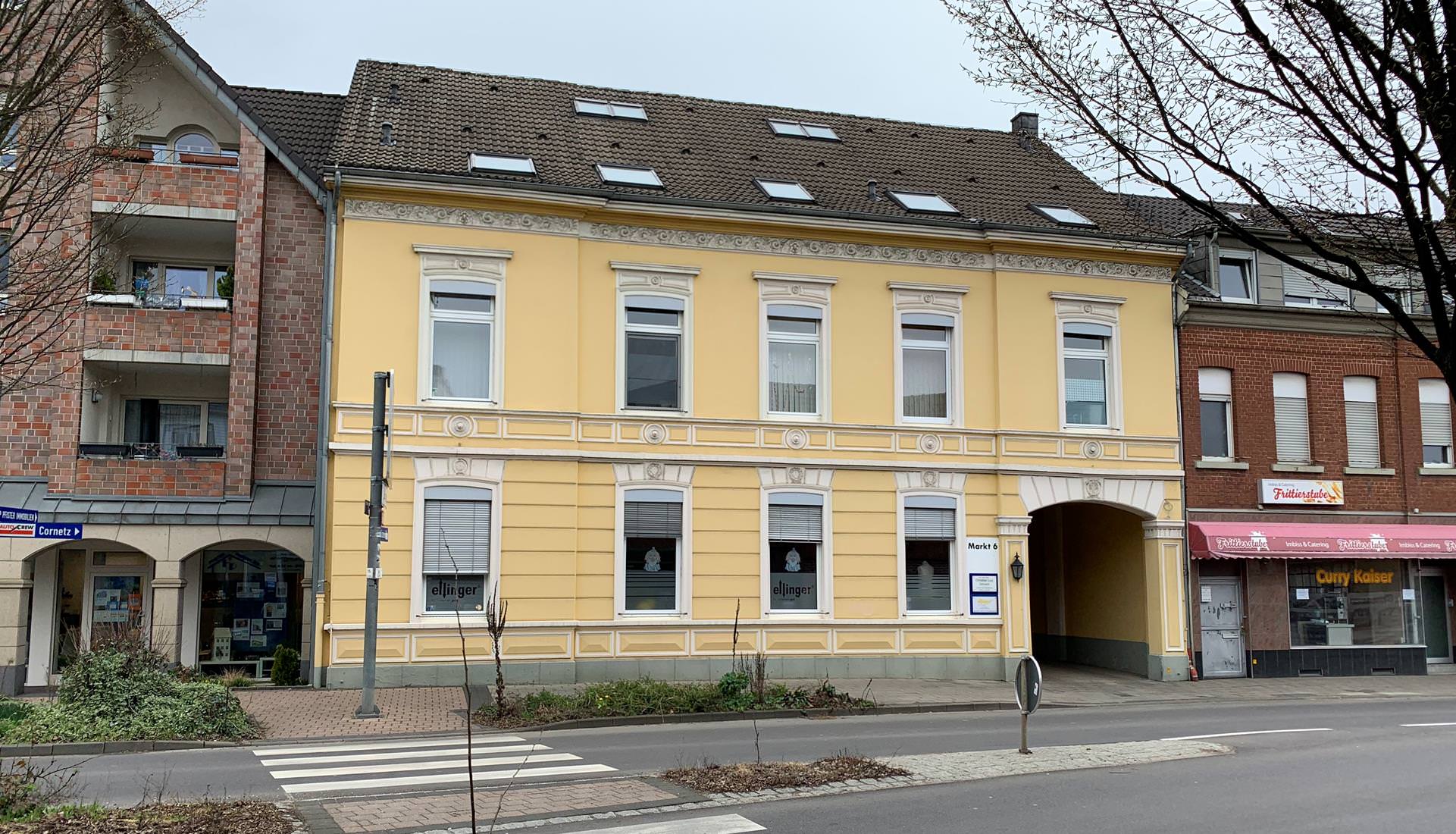 Praxisgebäude Zahnarzt Jüchen, Dr. Christian Lux